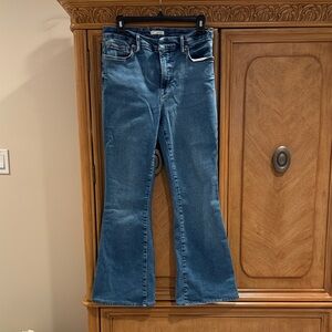 Good American Classic Denim Flare Jeans